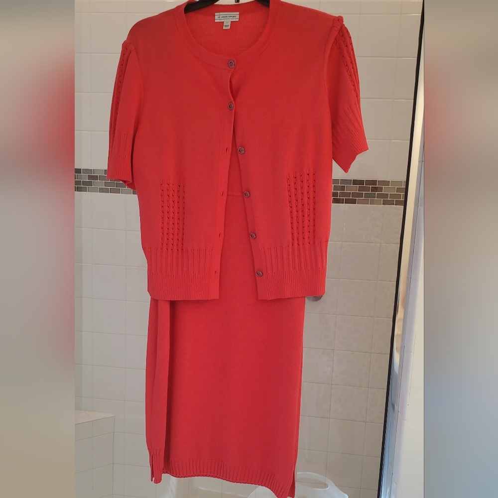 St.John sport knit 2pcs dress